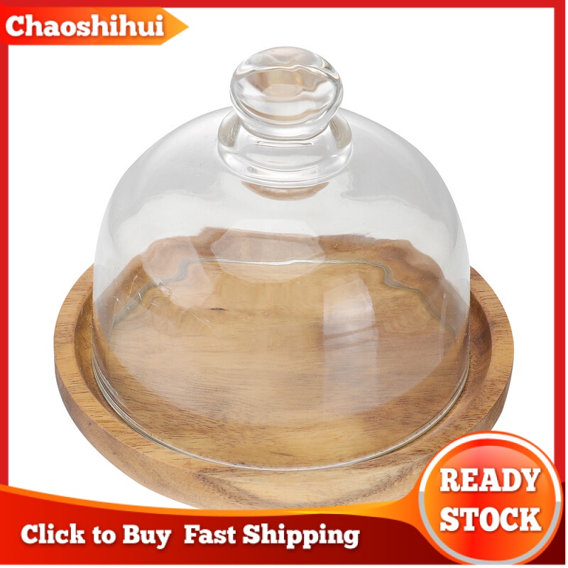 Chaoshihui Cake Stand Cover Wooden Cake Stand Chocolate Cupcake Candy