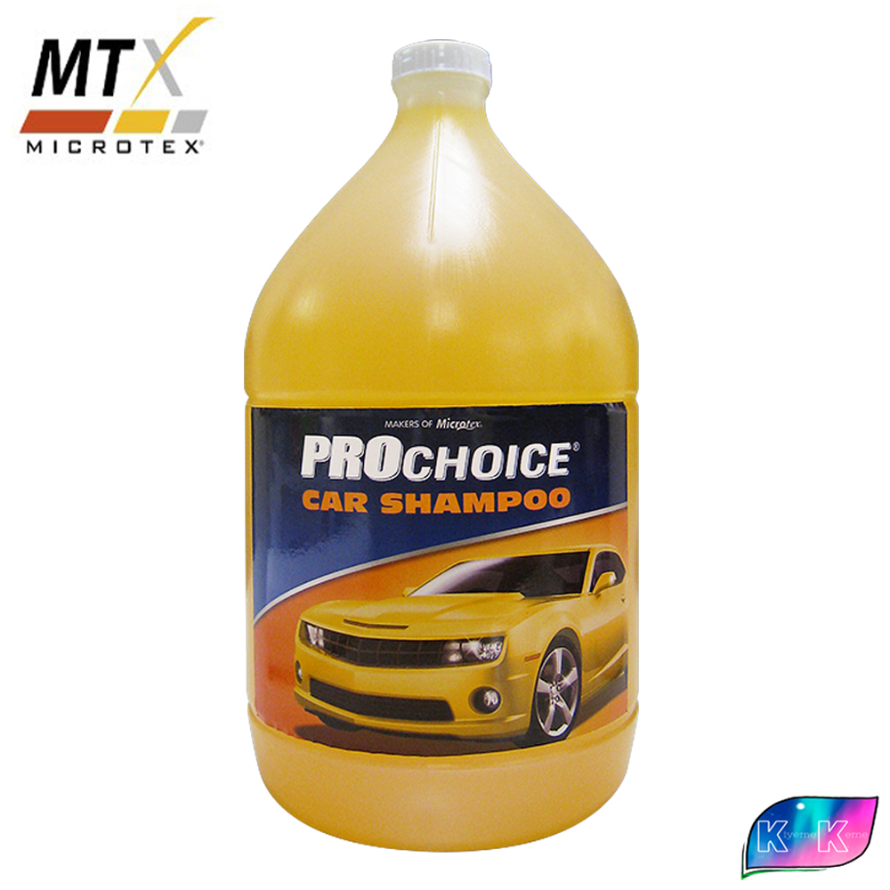 Microtex Prochoice Shampoo 1Gal (pH Neutral 4 Liters, MTX Car Care ...