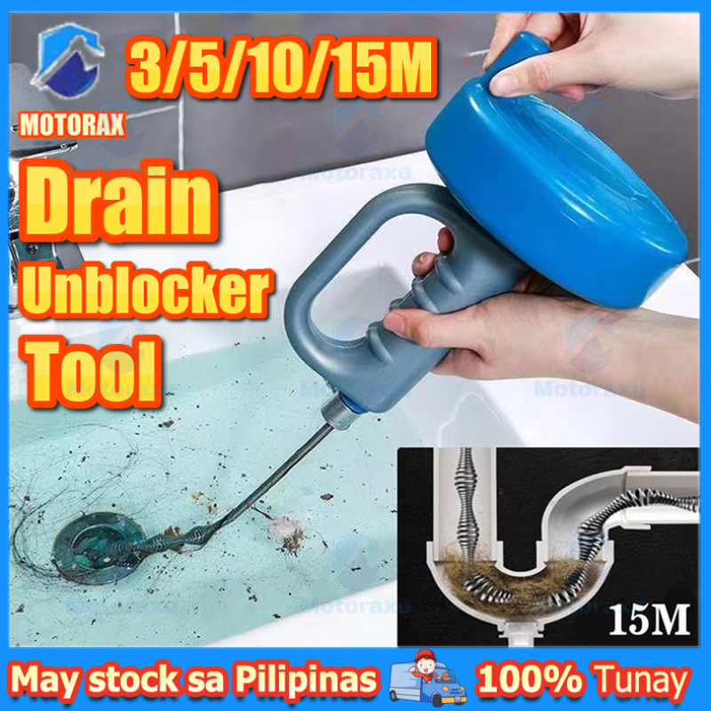 15M Steel Drain Snake Sink declogger tool For Kitchen Sink bathroom 3M  Plumbing Clog Drain Remover Tool Declogger for drainage 5M drain clogged  remover drainage sink drainage pipe clogged remover pipe cleaner