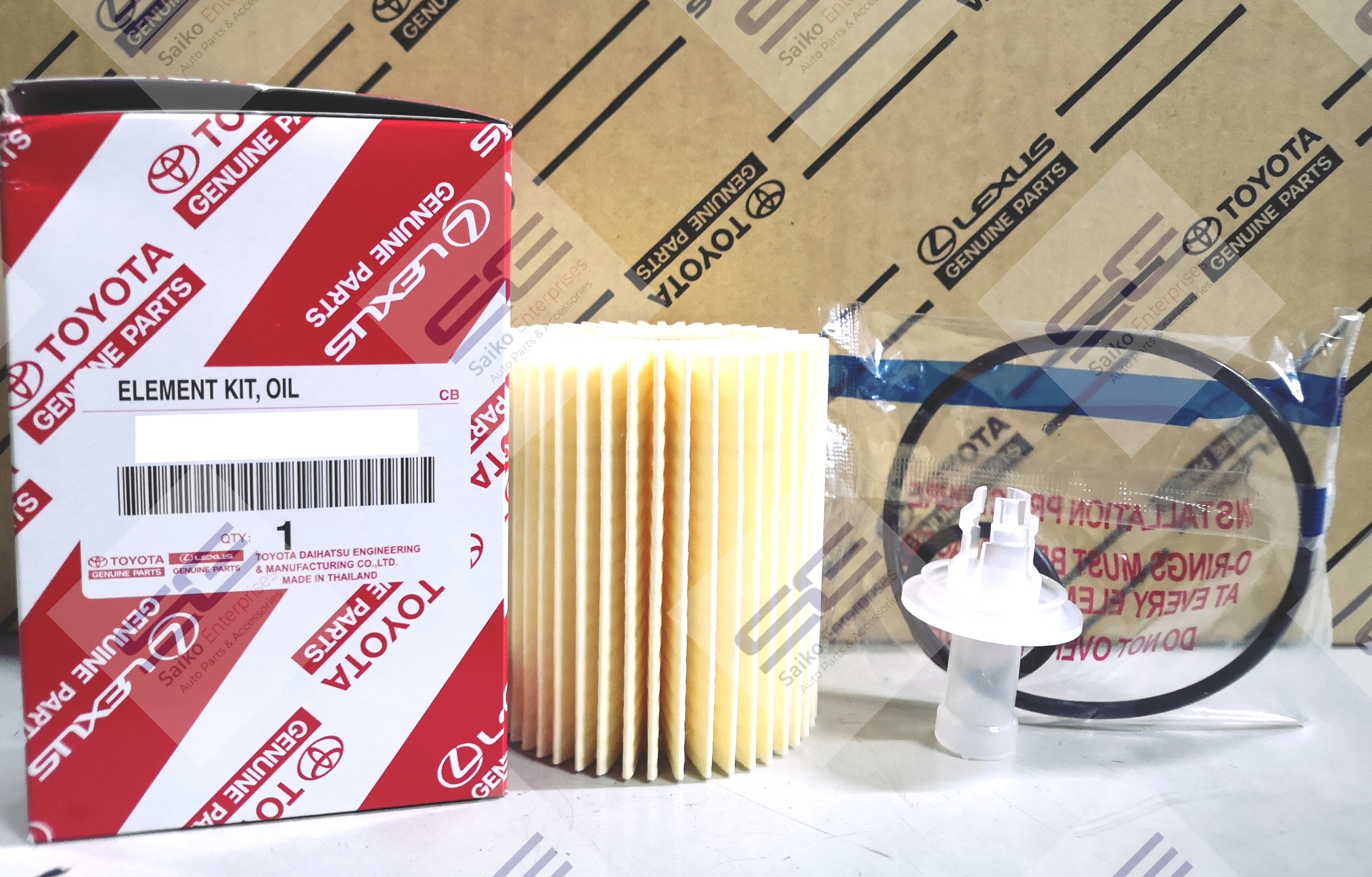 Toyota FJ Cruiser LC Prado 1GR-FE Oil Filter Element | Lazada PH