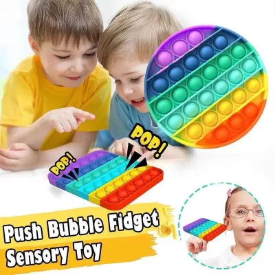 ✜ J King -Pop Fidget Stress Bubble Toy Push Bubble Fidget Sensory ToyS