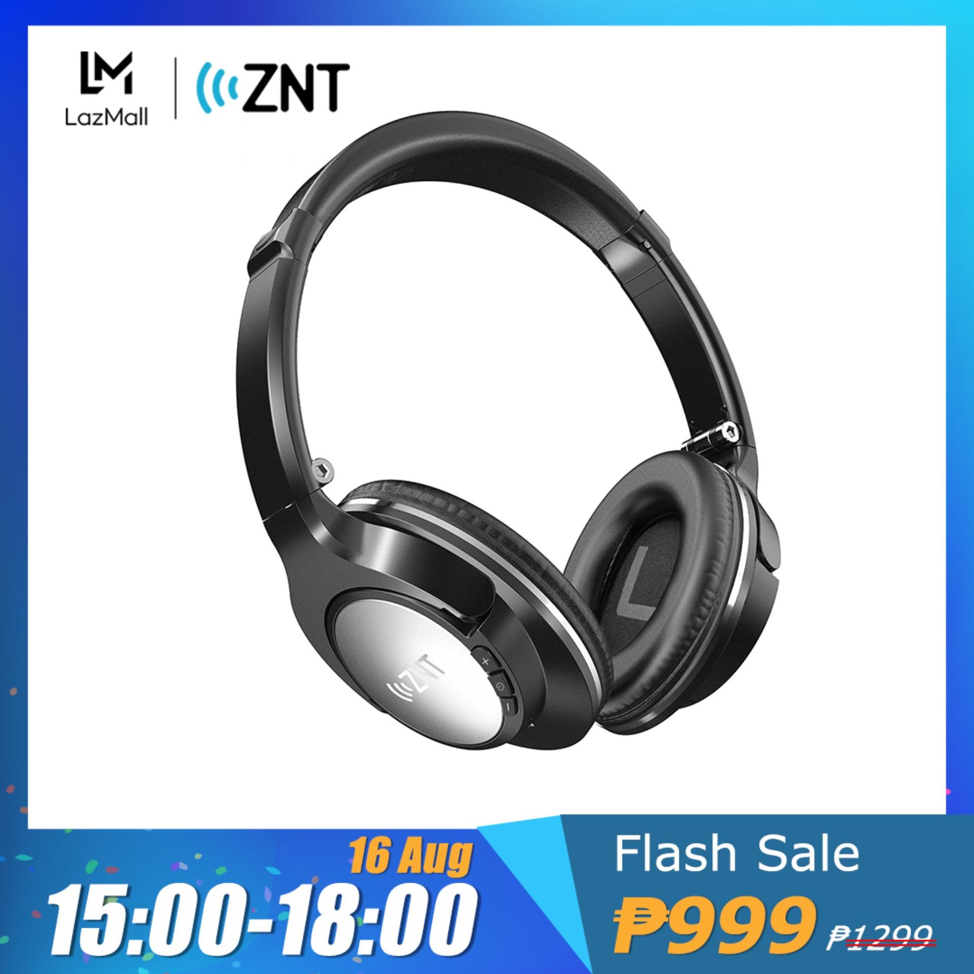 ZNT SoundFit Wireless Bluetooth Headphones Over the Ear Headphones 