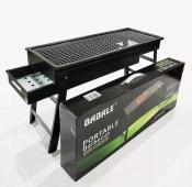 Portable Folding Charcoal BBQ Grill for Outdoor Camping and Picnics