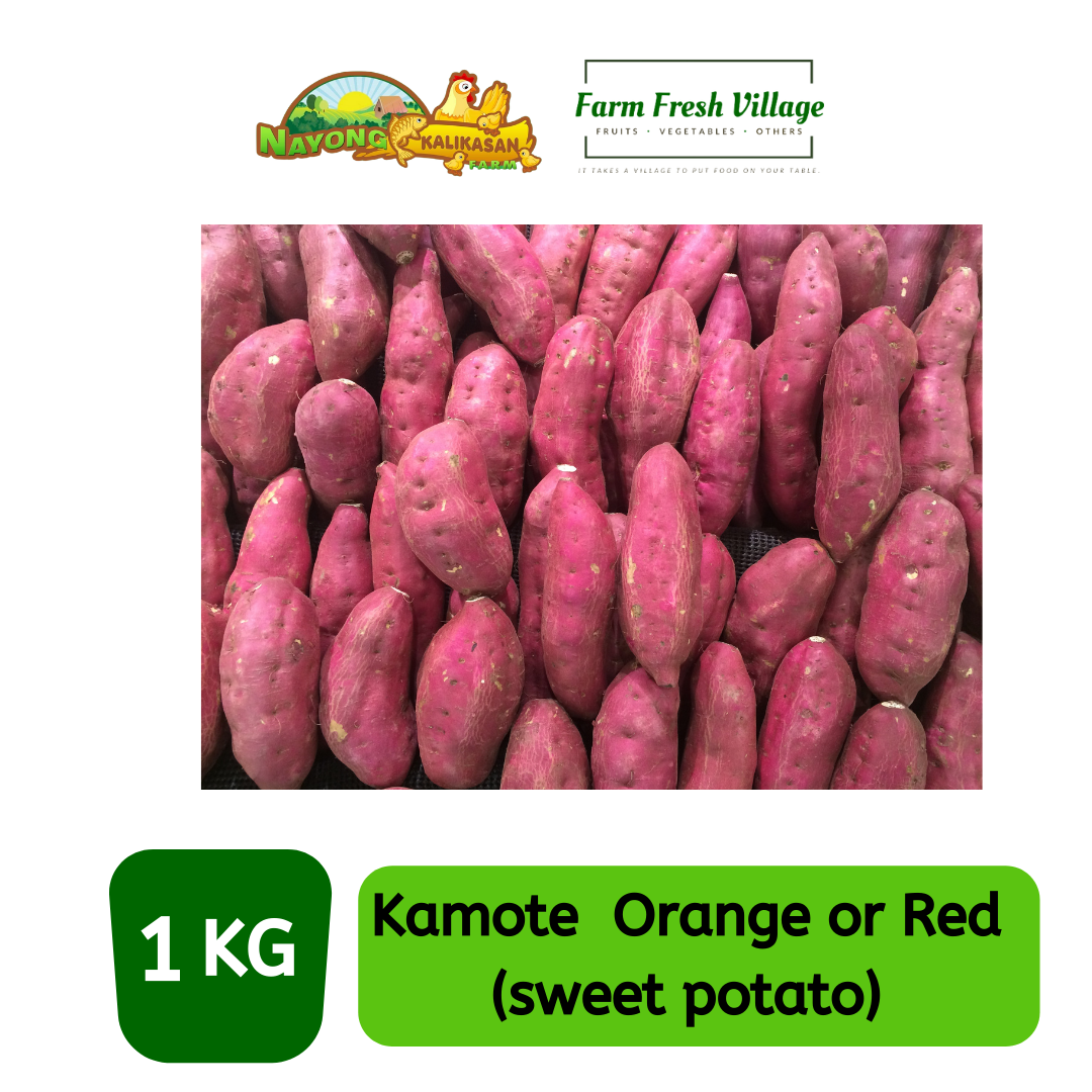 FARM FRESH VILLAGE Kamote (Sweet potato orange variety depending on