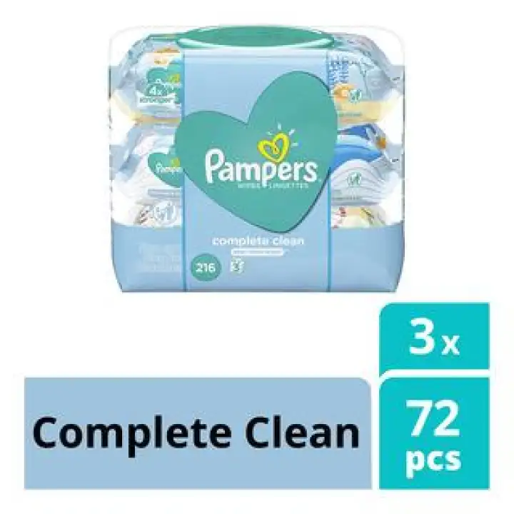 pampers complete clean