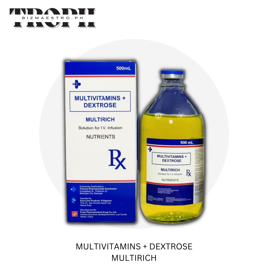 Multivitamins + Dextrose 500ml Solution for IV Drip Infusion (Vitadex
