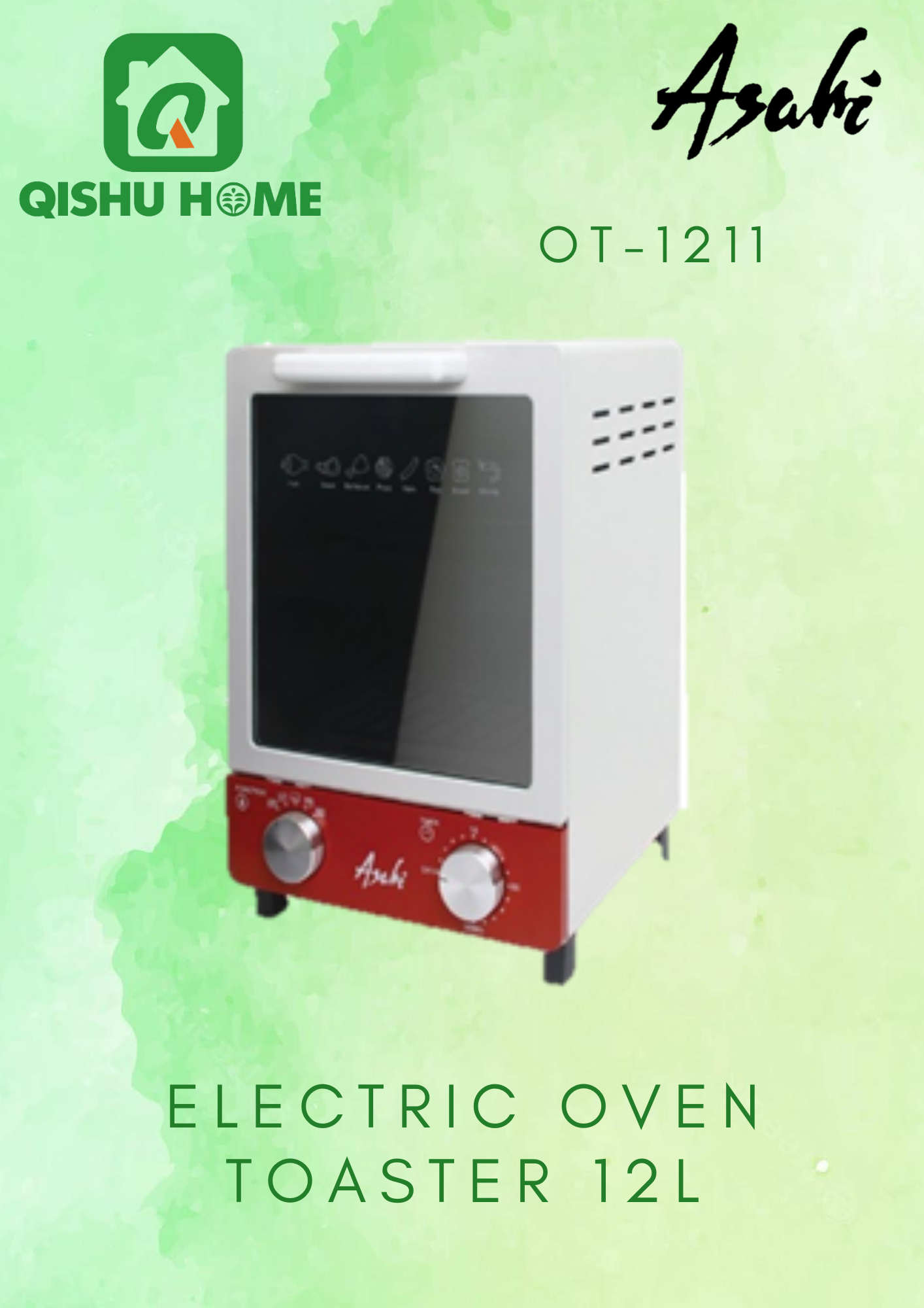 Asahi Electric Oven Toaster OT1211 Lazada PH