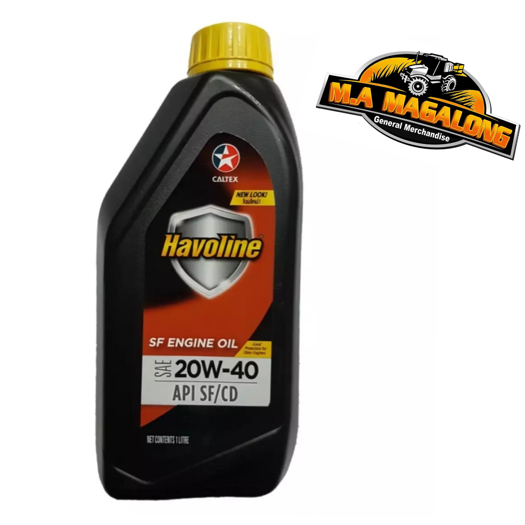 CALTEX HAVOLINE SAE 20W 40 SF ENGINE OIL 1 LITER Lazada PH