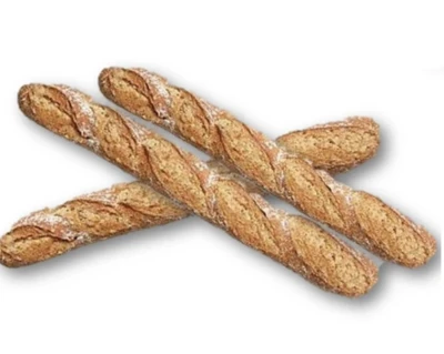French Style Artisan Cereal & Oat Baguettes - 3 Baguettes