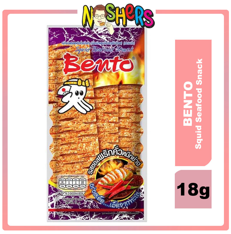 Noshers Bento Squid Seafood Snack Thai Original Dried Squid Seafood