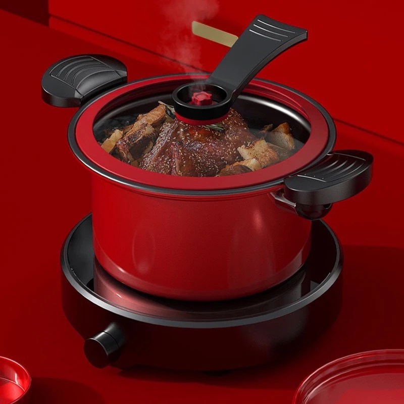 Vacuum micro pressure cooker Home Non stick cooker pressure 3.5L Large