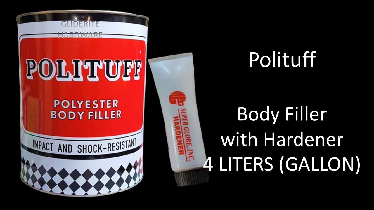 Polituff Body Filler with Hardener Gallon Lazada PH