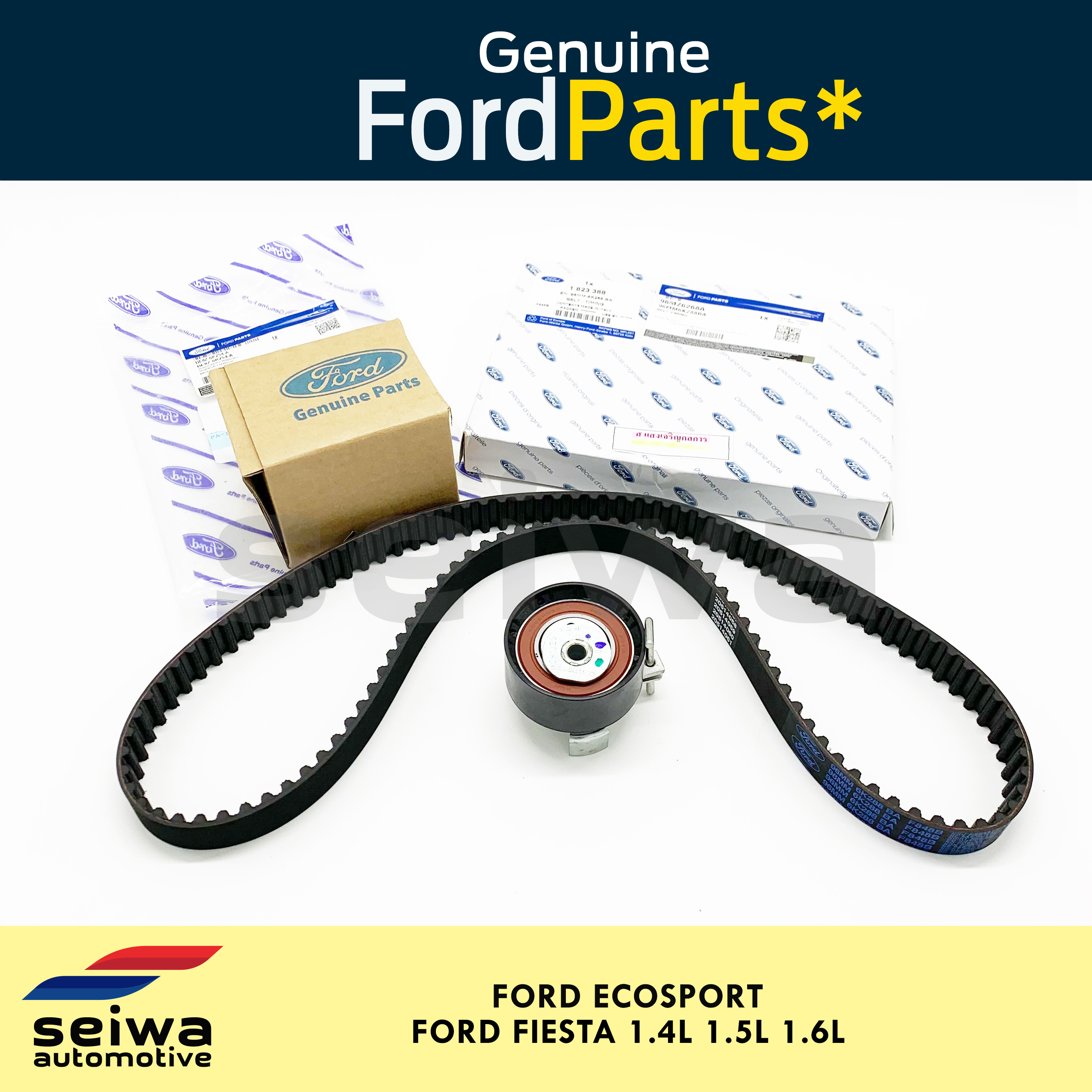 Ford Ecosport Timing Belt Package [1.4L 1.5L 1.6L] Ford Fiesta Timing Belt Package Genuine