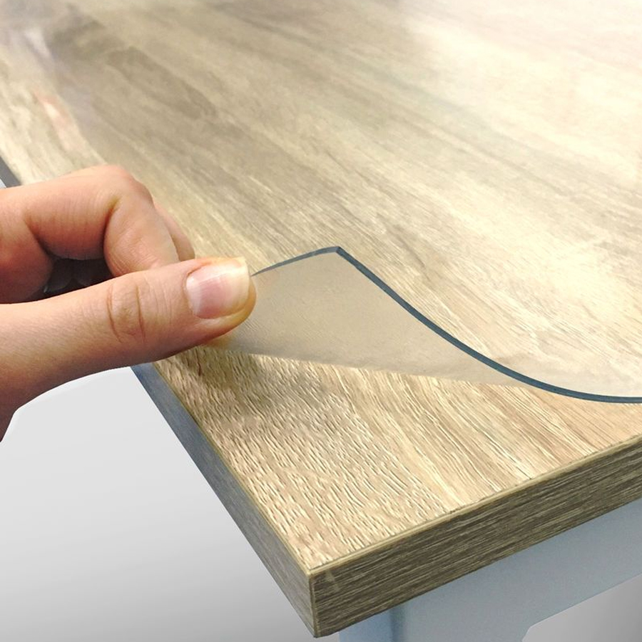 Table Mat Protector PVC Soft Crystal Glass Waterproof Cover Customized