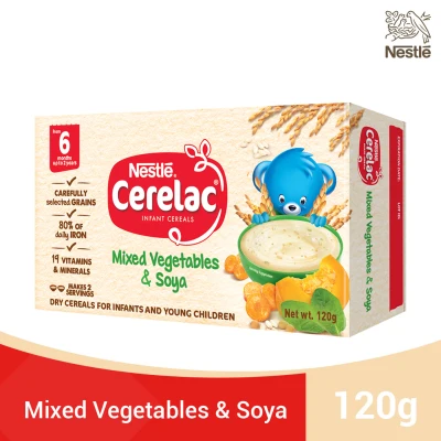CERELAC Mixed Vegetable & Soya Infant Cereal 120g