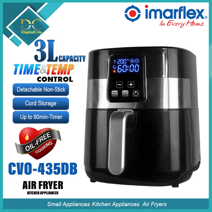 DIGITAL Imarflex CVO435DB Digital Air Fryer Lazada PH