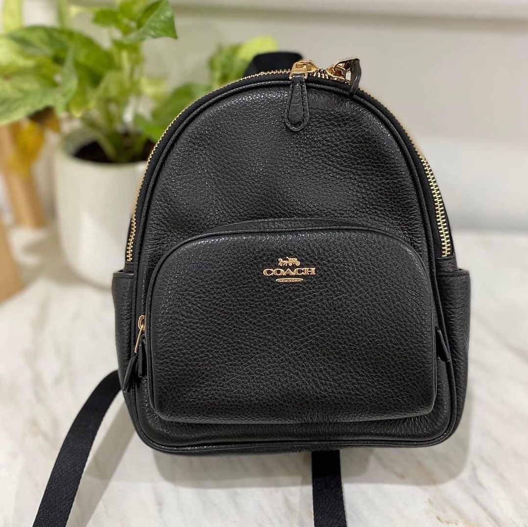 Coach Mini Court Backpack Black C8603 – LussoCitta