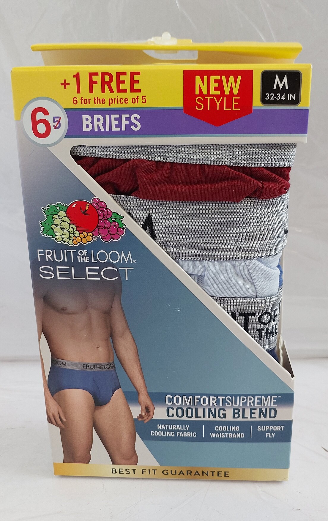 Fruit of the Loom Select Briefs 6Pack Comfort Supreme Cooling Blend SMLXL NewUSA Lazada PH