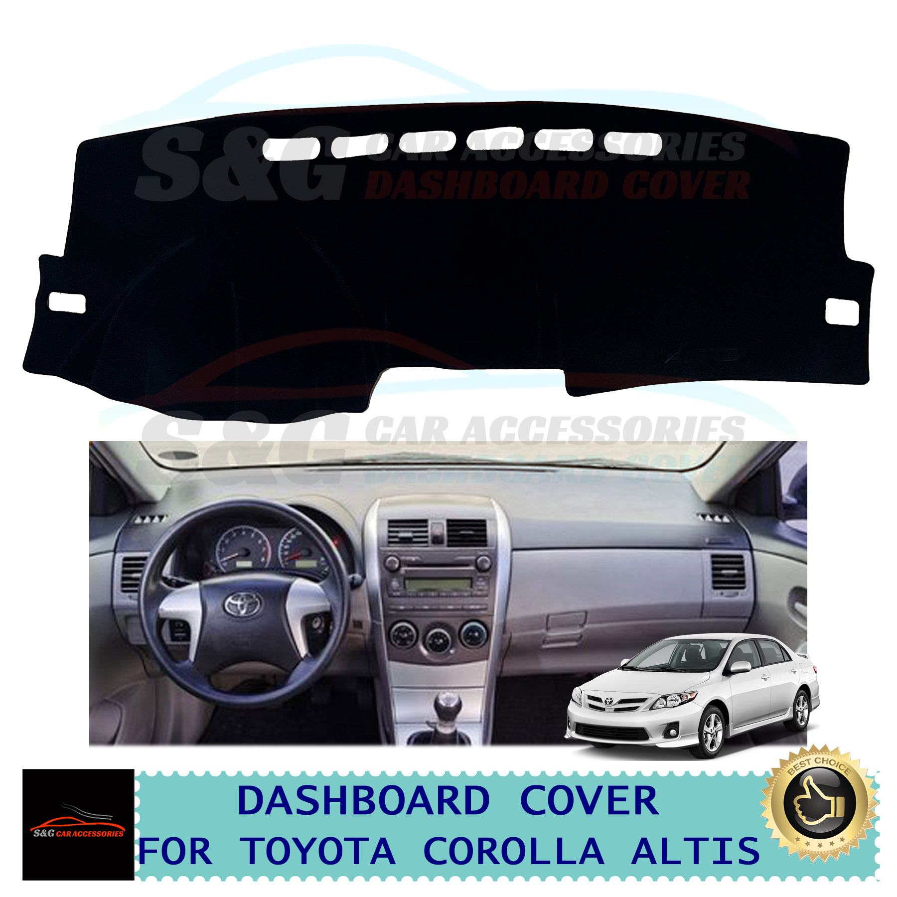 Toyota corolla deals 2012 dashboard cover