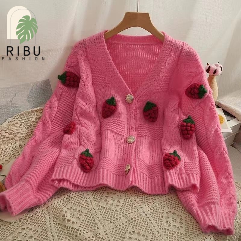 Cardigan pink soft hotsell