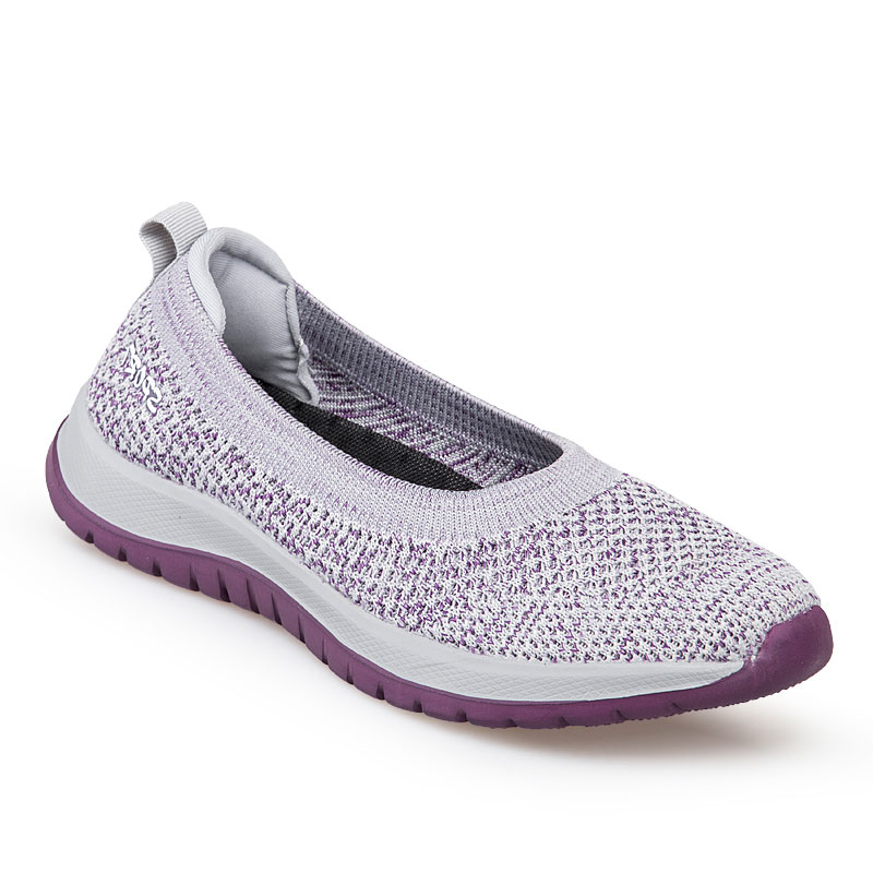 EDM Women's Slip-On Sneakers Flyknit Breathable Comfortable MD