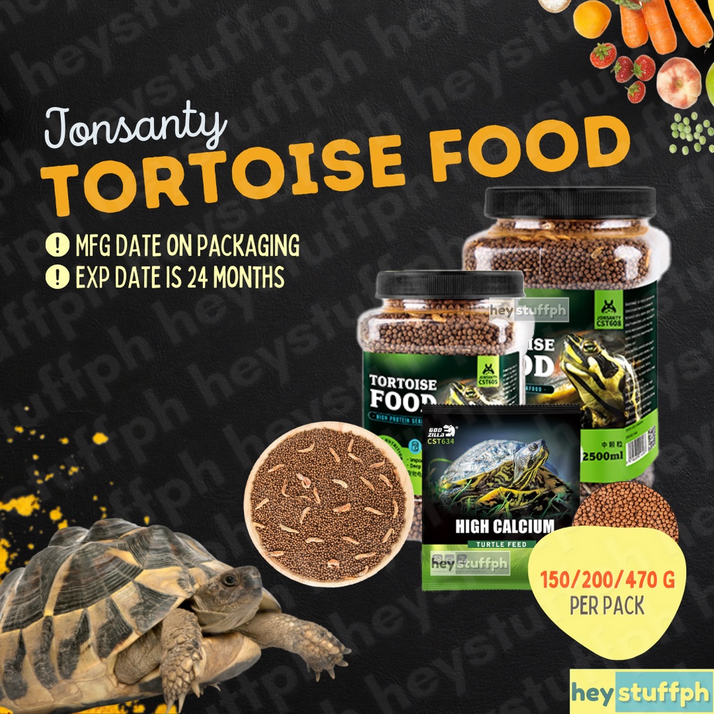 JONSANTY Tortoise Food Turtle Food Tortoise Food Pellets Turtle Food ...