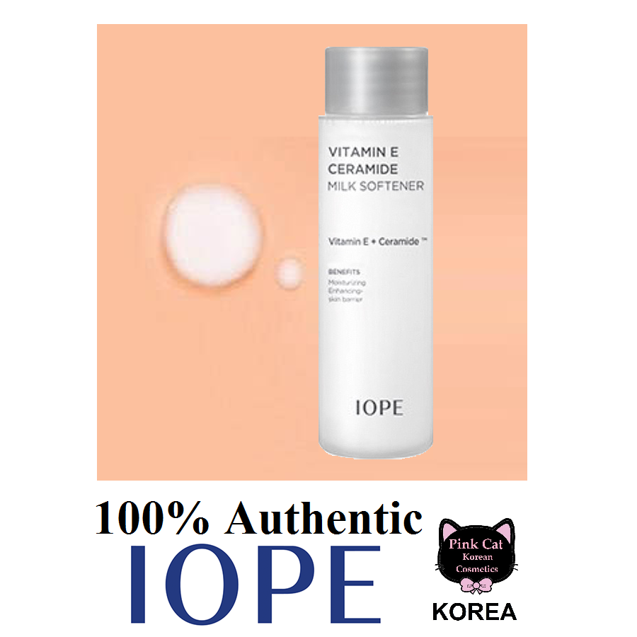 Korean Cosmetics IOPE Vitamin E Ceramide Milk Softener 50ml