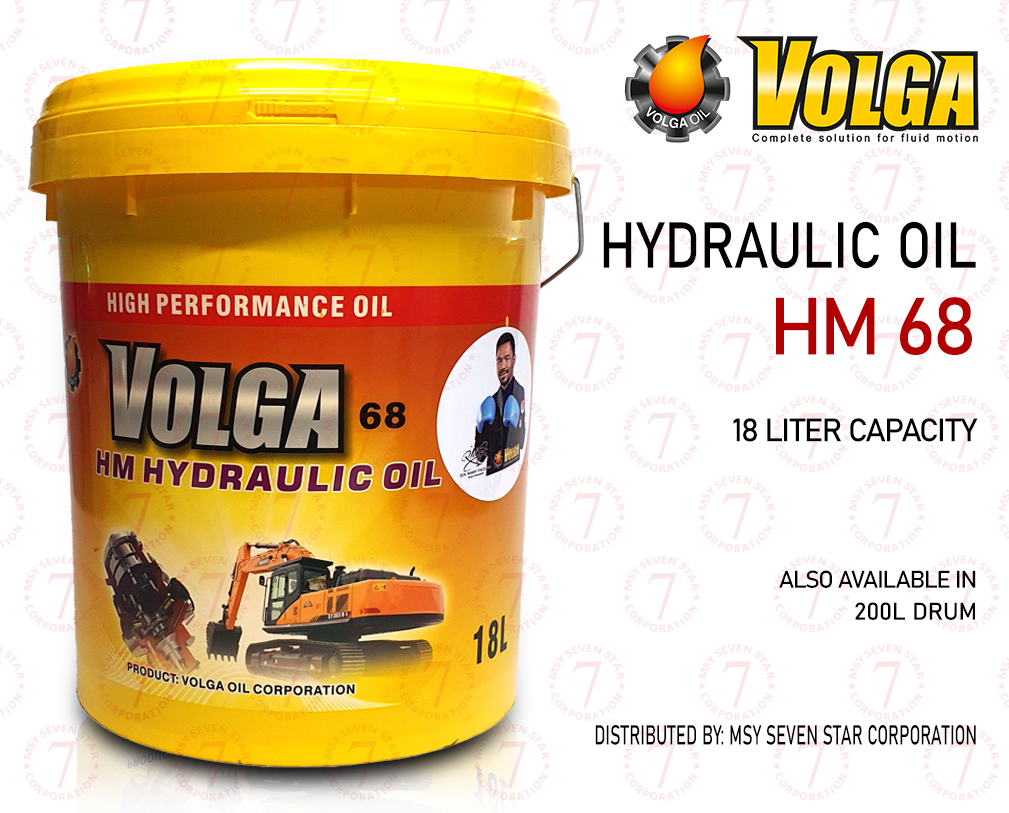 VOLGA HM68 18L HIGH PERFORMANCE HYDRAULIC OIL Lazada PH