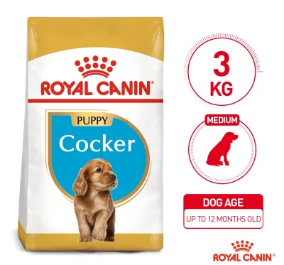 Royal Canin Cocker Spaniel Junior (Puppy) 3kg - Breed Health Nutrition