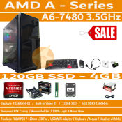 AMD A6-7480 Dual-Core CPU Set Package, 4GB RAM, 120SS