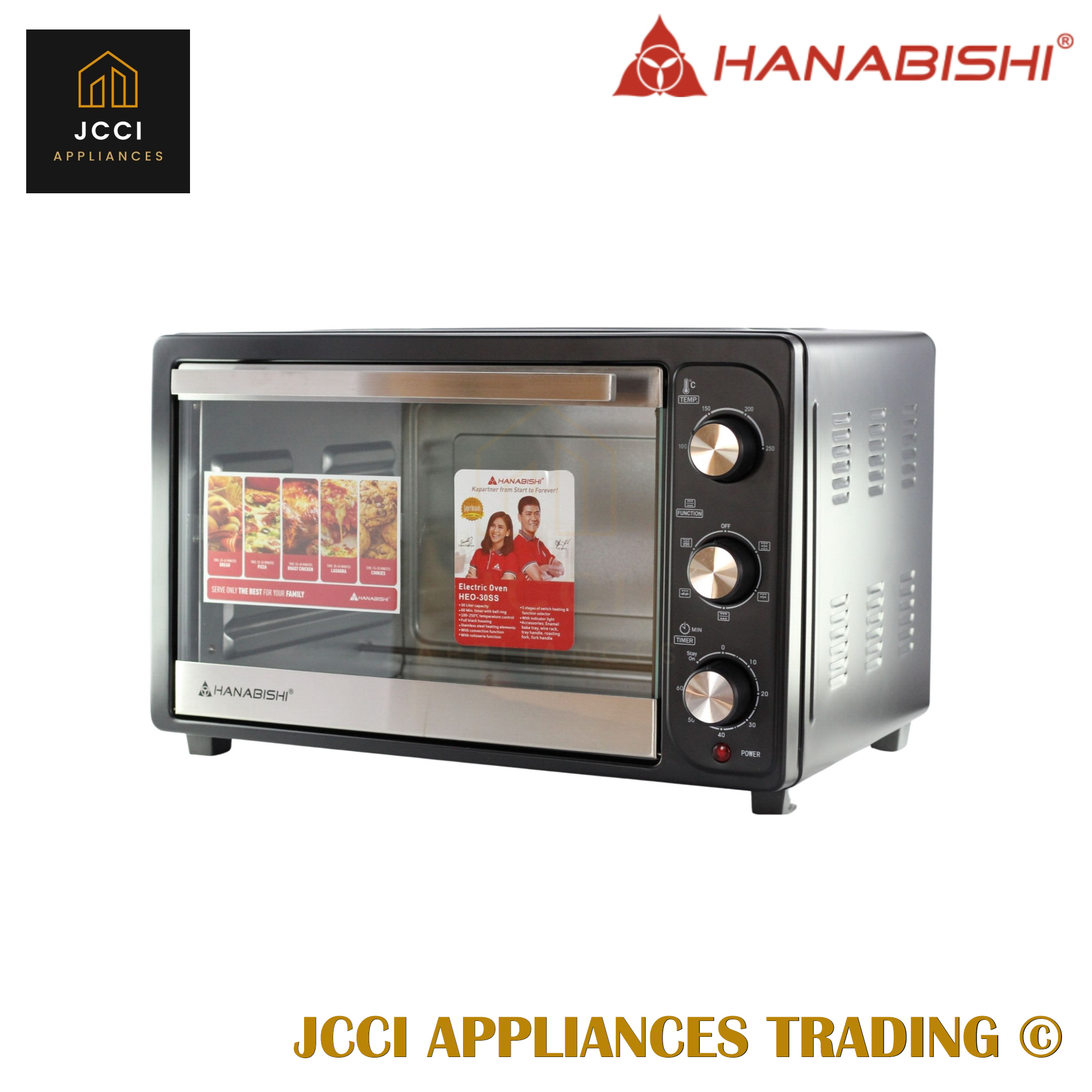 Hanabishi Electric Oven 30 Liters With Convection Function