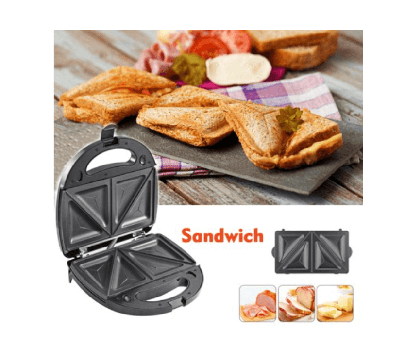 Sandwich Toaster, Waffle Maker, Sandwich Grill, 3in1 Detachable Nonstick Coating Breakfast