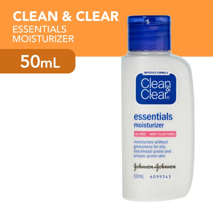 clean and clear essentials moisturizer ingredients