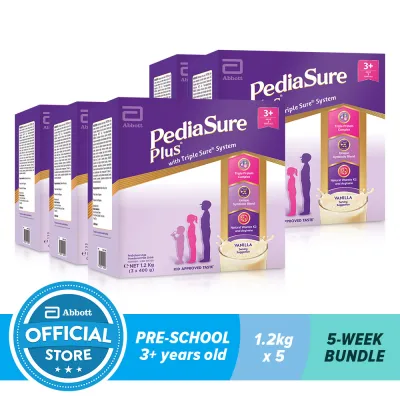 Pediasure Plus Vanilla 1.2KG For Kids Above 3 Years Old Bundle of 5