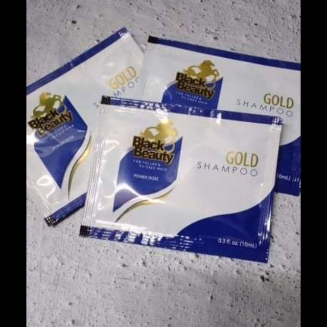 WISHMART Original Black Beauty Gold Shampoo. Hair Thickening Pangkabayo