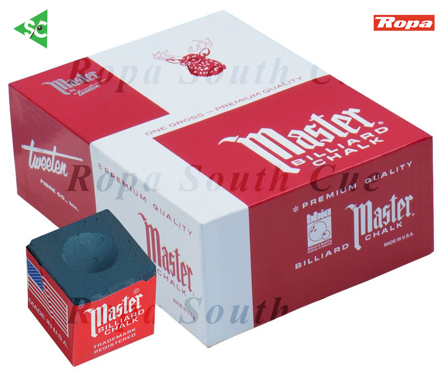 [TIPID PACK] Master Billiard Chalk BLUE (PER GROSS) 144pcs 100