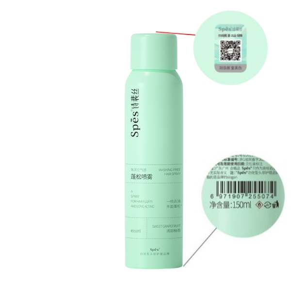 AUTHENTIC Spes Dry Shampoo , Washing free Dry and Naturally Fluffy