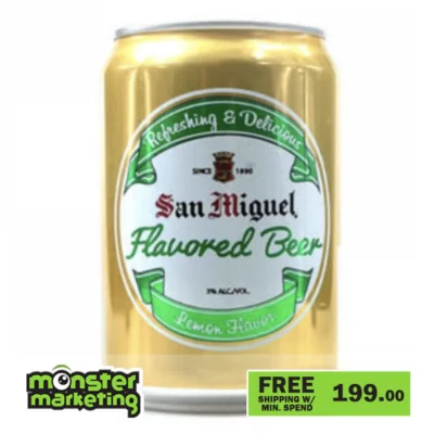 Monstermarketing San Miguel Flavored Beer Lemon 330 mL Can