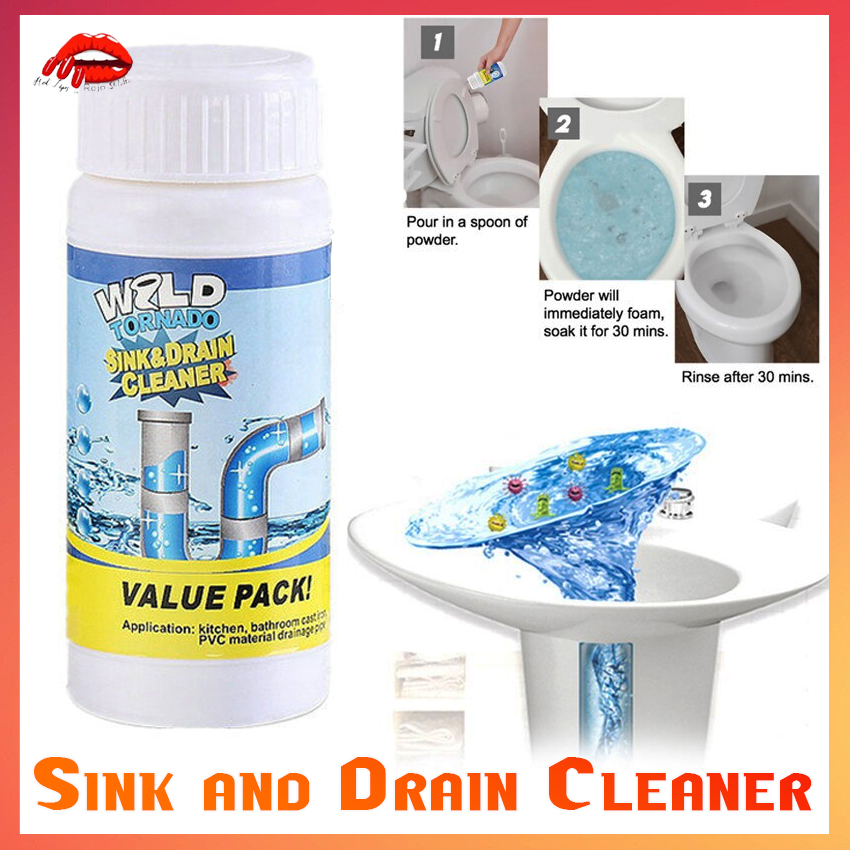 Sink and Drain Cleaner Best Drain And Toilet Cleaner Fast-Acting ...