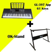 Global GL-397 APP 61 Key Electronic Keyboard with OK-Stand