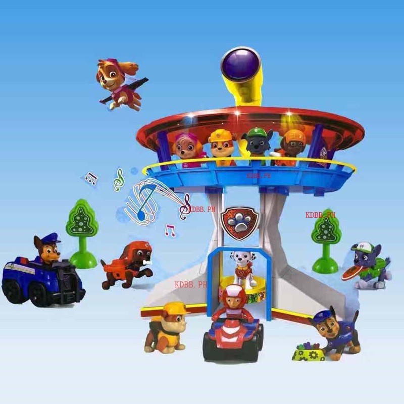  Paw Patrol, My Size Lookout Tower with Exclusive Vehicle Toy,  Rotating Periscope and Lights and Sounds : Toys & Games