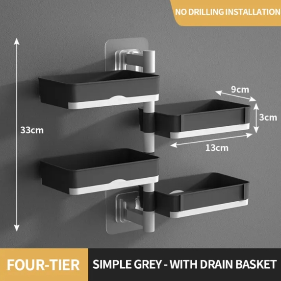 304 stainless steel towel rack, non perforated, bathroom towel double pole hanging rack, household towel rack