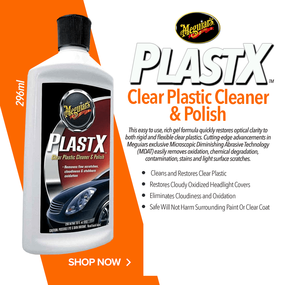 Meguiar's® PlastX™ Clear Plastic Cleaner & Polish, 10 oz.
