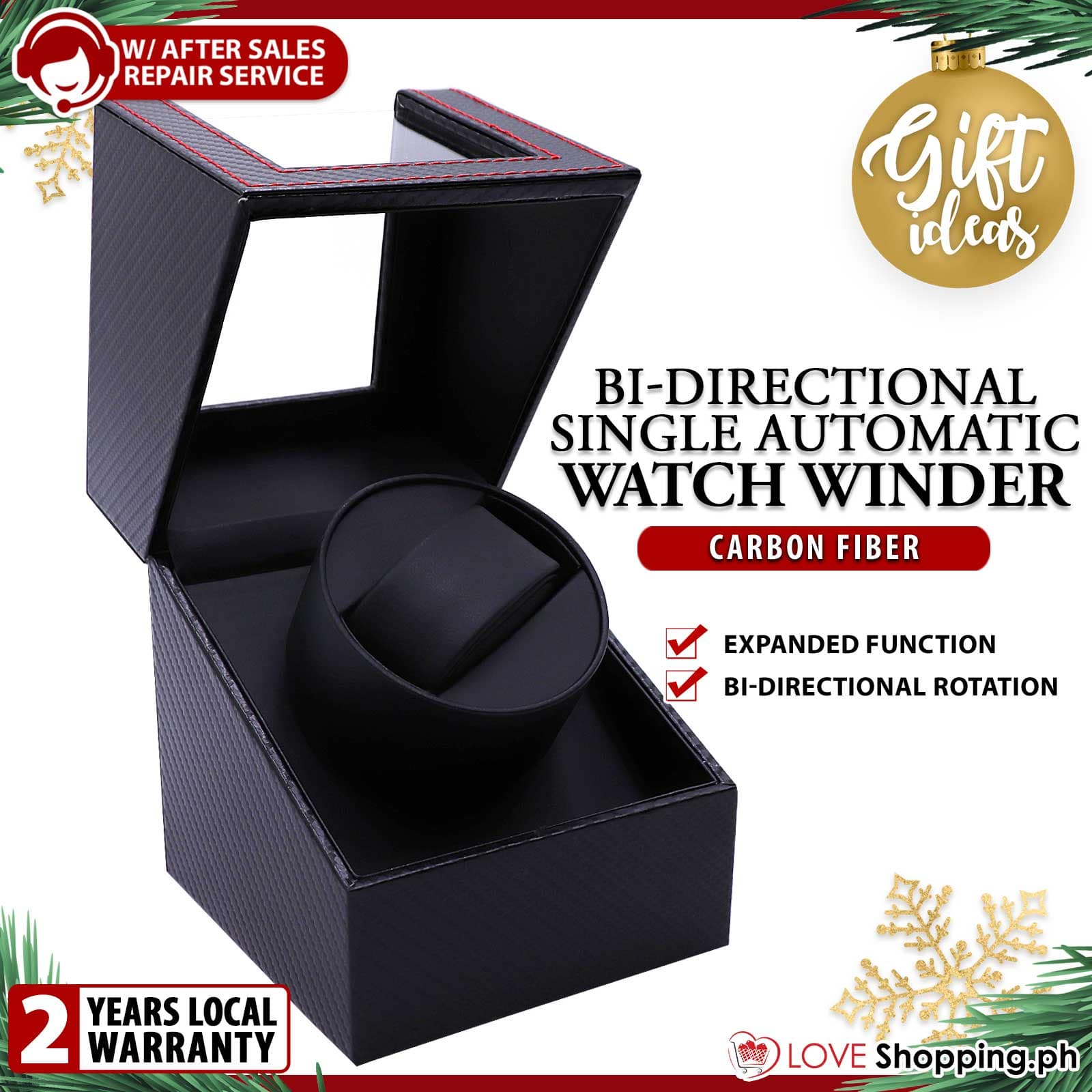 Bidirectional Rotation Watch Winder Automatic Watch Winder Storage Display Single Slot / Dual