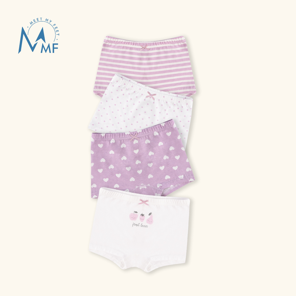 MEET MY FEET MOVE PEAR Boy shorts for Girls Innerwear Underwear