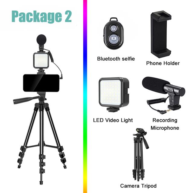 【CW】 DSLR Camera Vlog Tripod Vlogging Kit with Remote Control