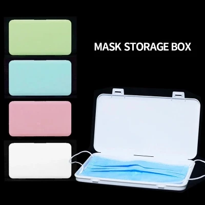 Storage Box Organizer Mask Case Household Moisture-proof Mask Box Go out Dustproof Storage Mask Container Organizer Holder