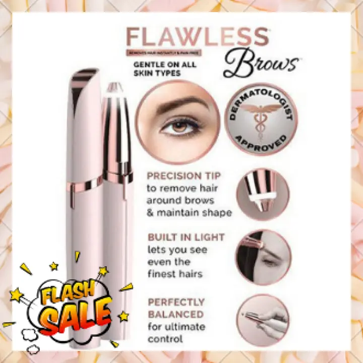 flawless eyebrow trimmer battery