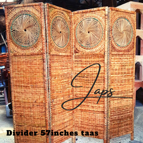 Rattan Divider 57 inches ang taas / room divider / kitchen Divider