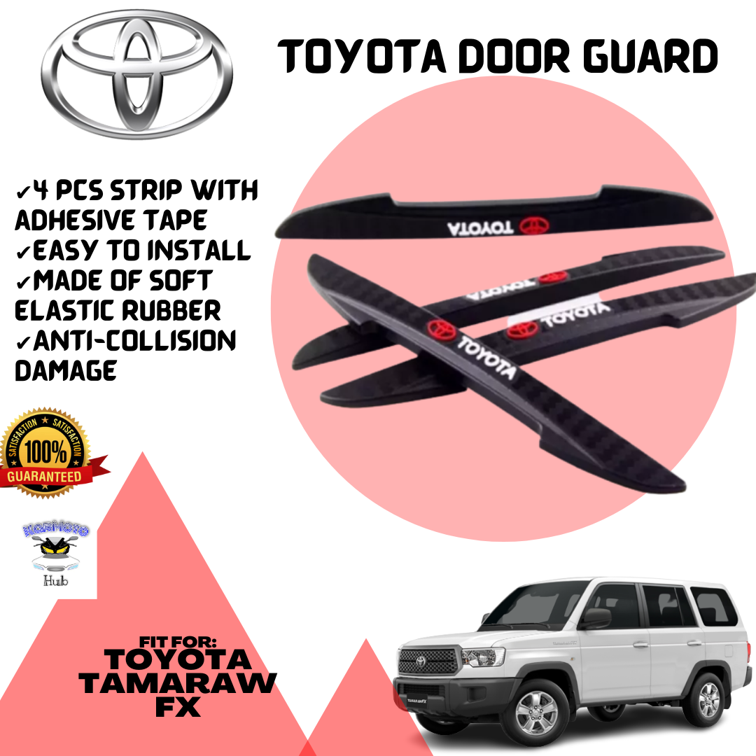 AUTHENTIC CAR DOOR GUARD FOR TOYOTA TAMARAW FX 4pcs Toyota Car door